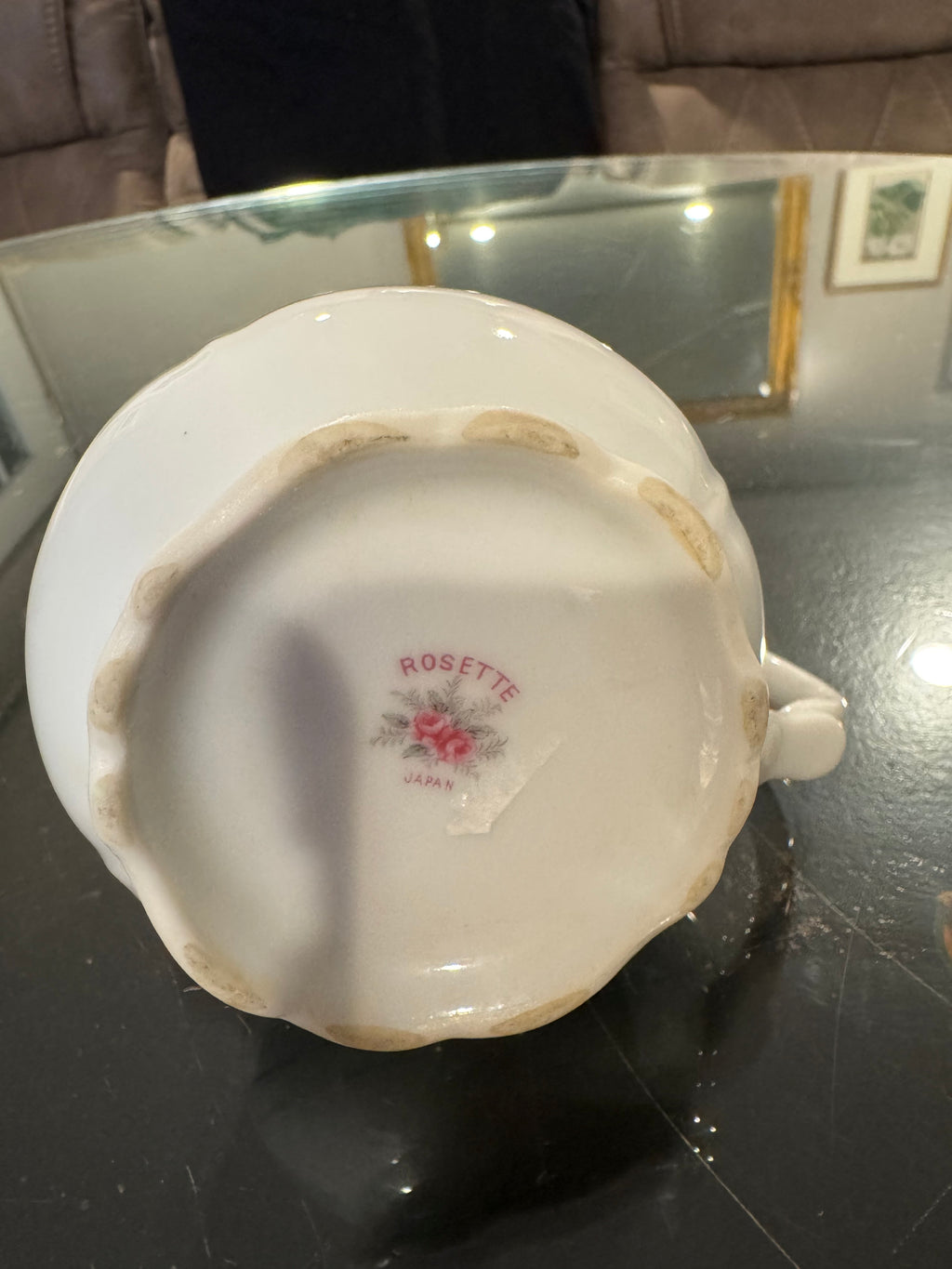 Rosette China from Japan Creamer