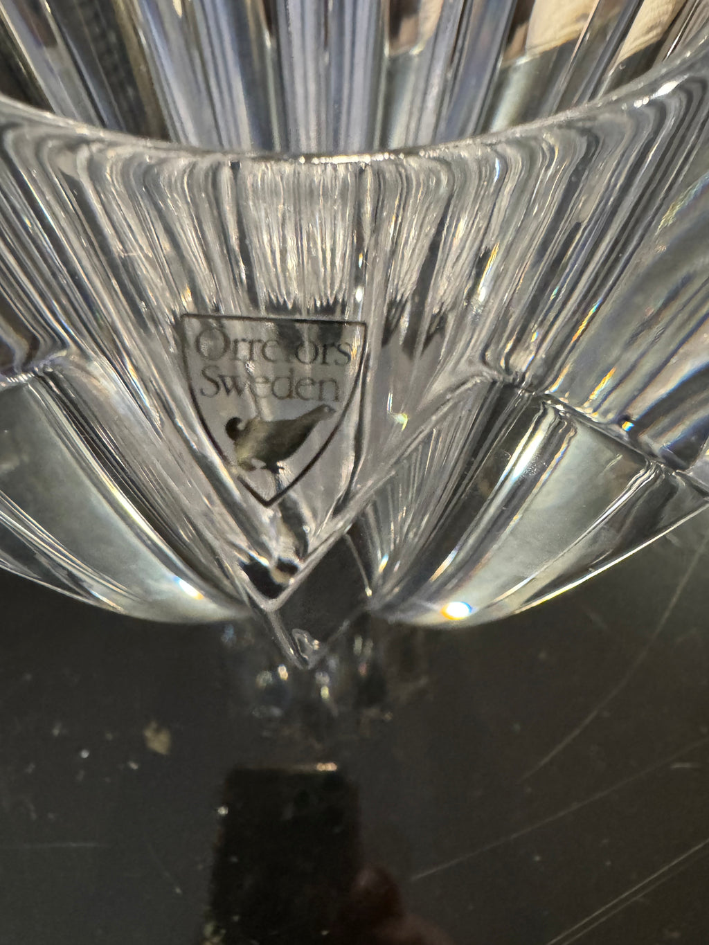 Orrefors Crystal Vase